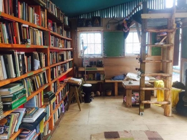 Tiny Library Cabin in the Georgia Forest 003