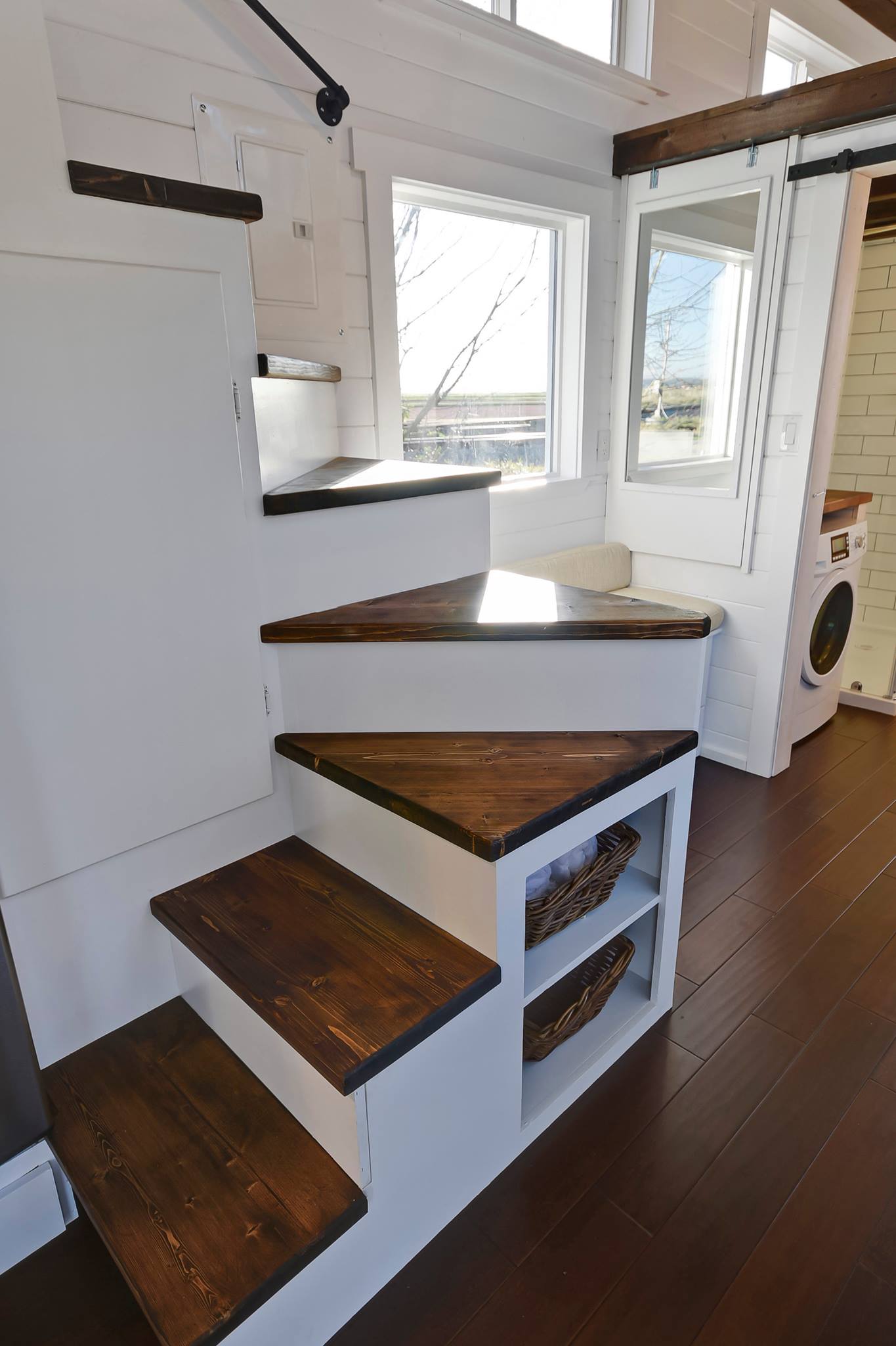 Tiny Living Homes Custom THOW with Double Vanity Sink and Full Kitchen