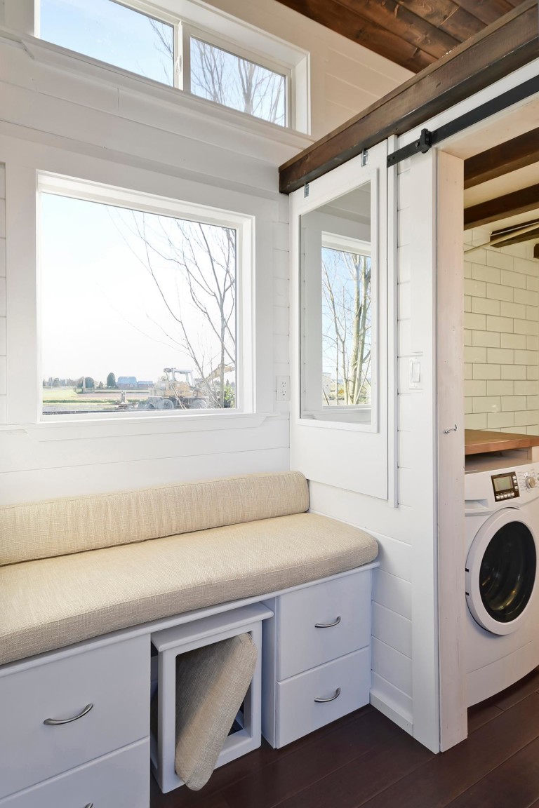 Tiny House on Wheels w/ Big Kitchen and Double Sink Vanity