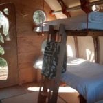 Tiny Modern Pod Cabin with Wood-Burning Stove 008
