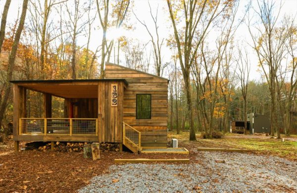 Tiny Modern Rustic Tiny Cabin Vacation near Asheville NC 001