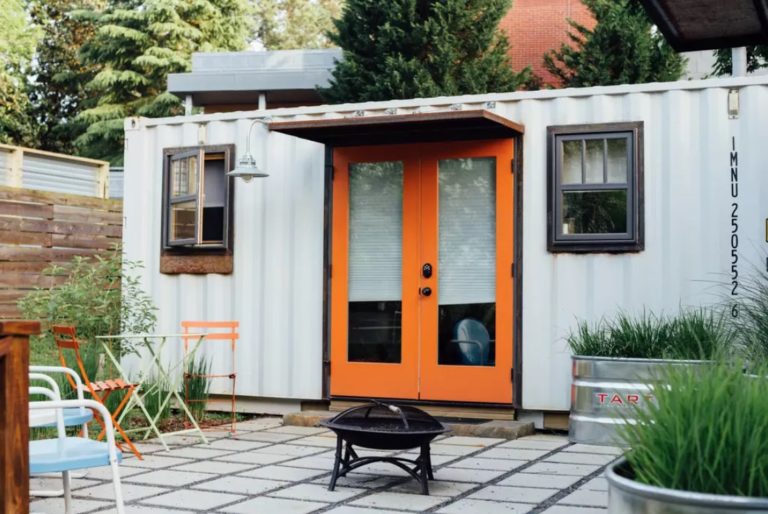 Tiny Shipping Container Vacation in Atlanta