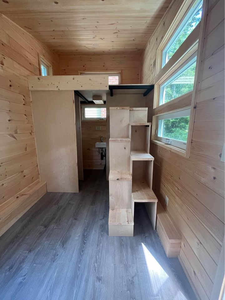 Trade School-Built Tiny House on Wheels 2
