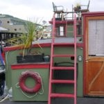 Trash Barge Turned to Floating Tiny Home via relaxshacksdotcom 001