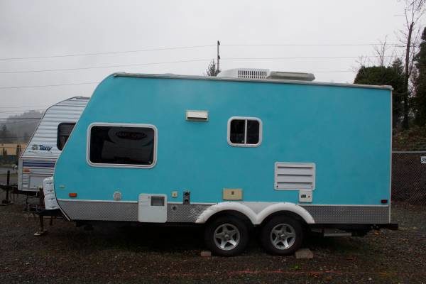 Travel Trailer Tiny House Conversion for $8k