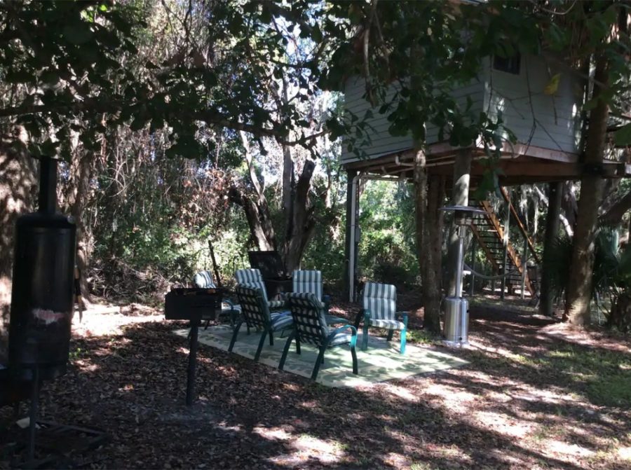 Tree House Cabin On Stilts In The Woods Near Orlando FL via Chris-Airbnb 007