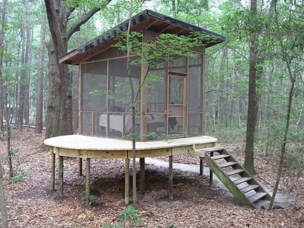 Tree Houses at Hostel Forest in Brunswick Georgia 006