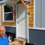 Trekker Trailers 1950s Inspired Tiny House with Aqua Fridge 7