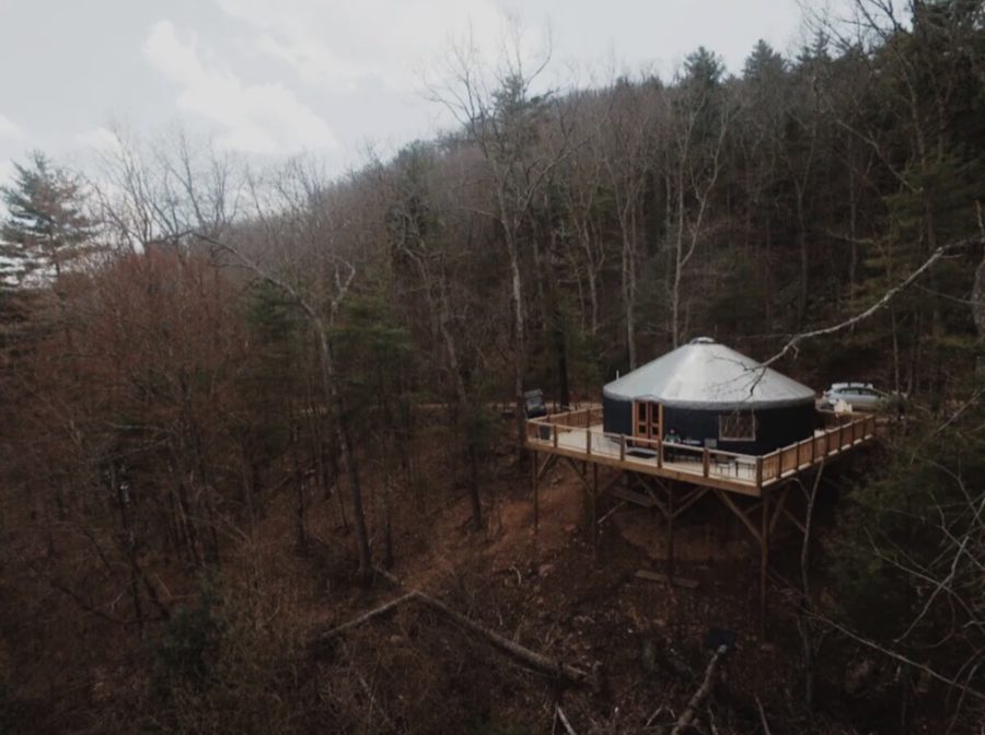 Two-Bedroom Yurt With Incredible Views in Asheville NC 001
