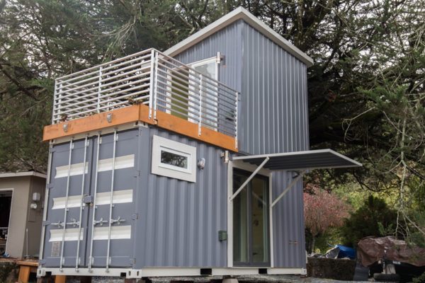 Two-Story Shipping Container Tiny House For Sale