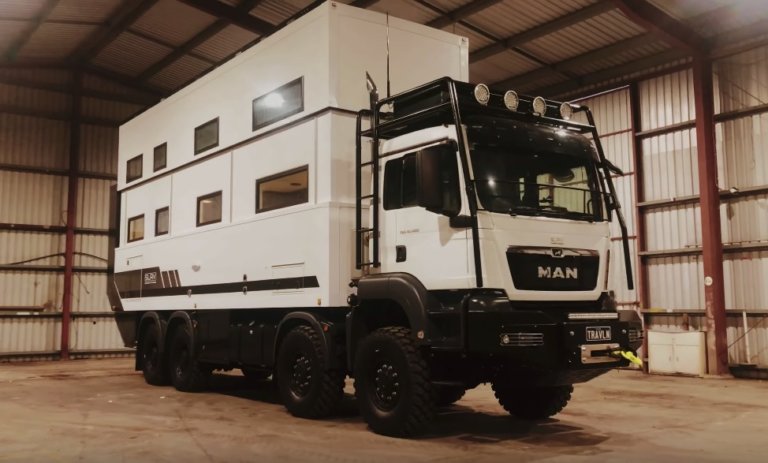 80ft Rv 8×8 Off-road Motorhome w/ Expanding Loft