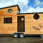 Ty Kobar Tiny House on Wheels with Custom Spiral Staircase to the Loft 001