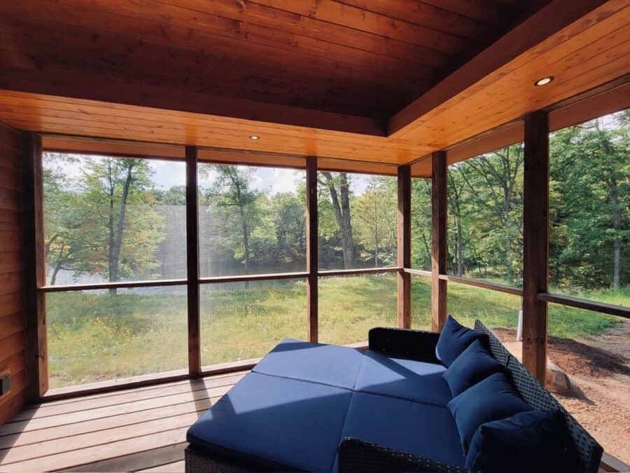 Tiny House with Lake View and Screened Porch.