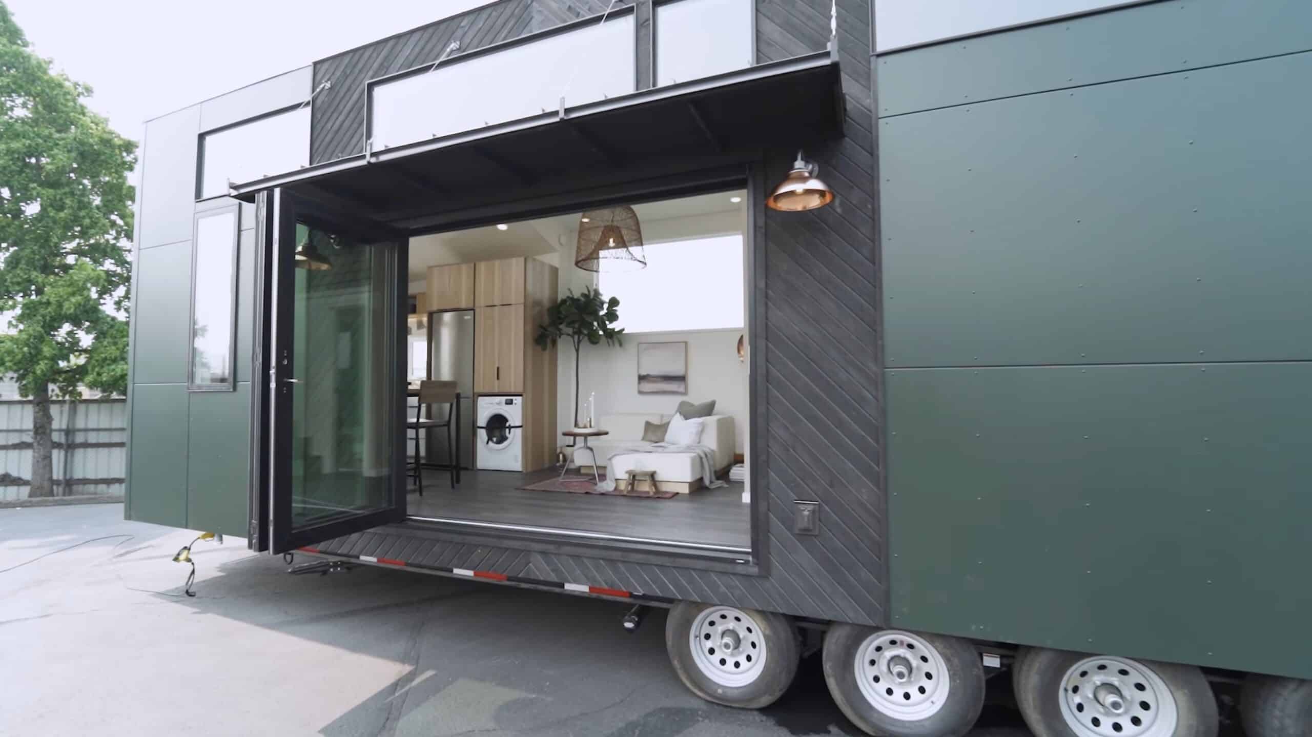 Luxurious Ground Floor Tiny House Bedroom