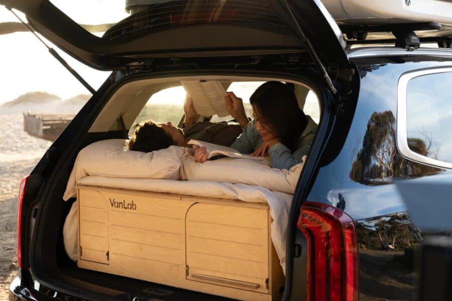 Efficient SUV conversion kit by VanLab designed for small, versatile vehicles. Perfect for outdoor a.