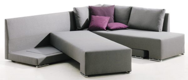 Vento Modern Sectional Sofa That Transforms Into Your Bed 004