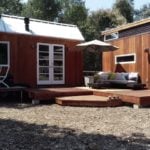 Vinas Tiny House and Home Office Joined by Deck 001