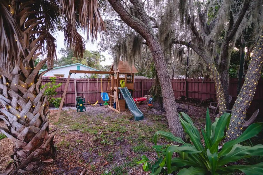 Vintage 71 Airstream Cottage in Bradenton with Hot Tub Playground Slide And More 0011