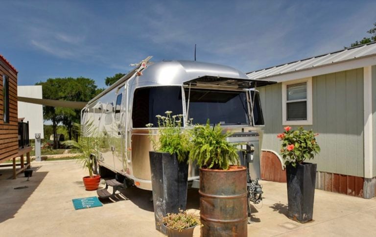 Vintage Airstream Tiny House in Austin, Texas Village