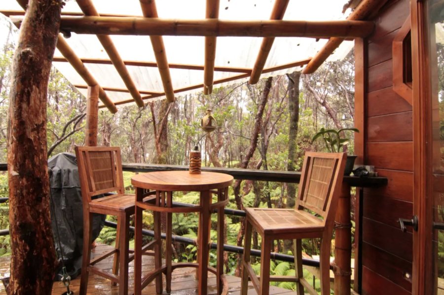 Volcano Rainforest Treehouse with PRIVATE Outdoor Shower via Mahinui-Airbnb 0015