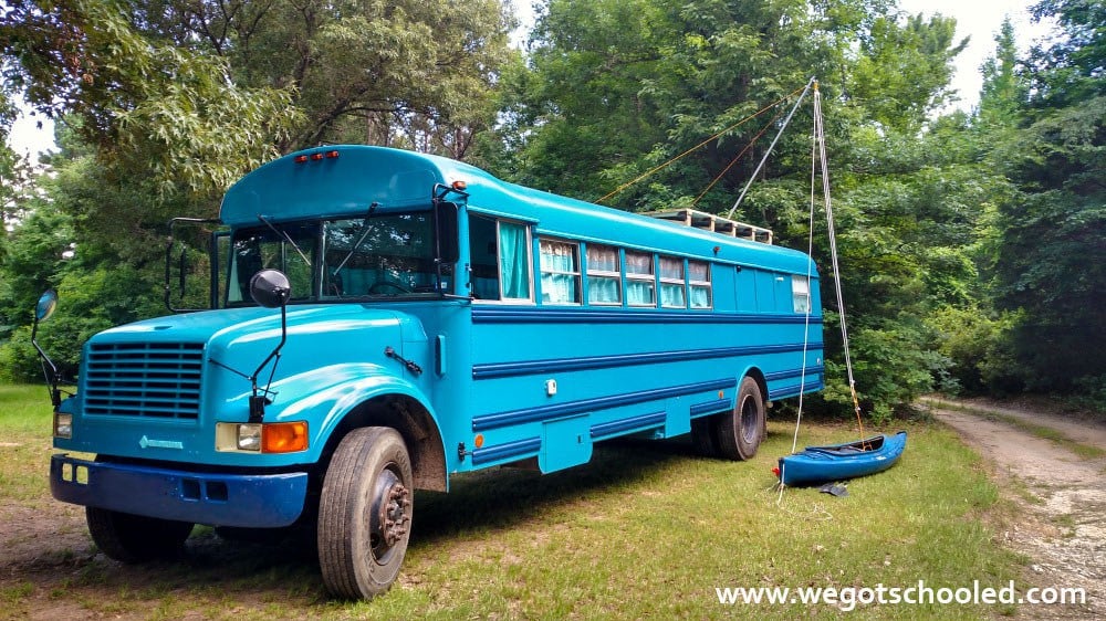We Got Schooled Couple’s Bus Conversion 10