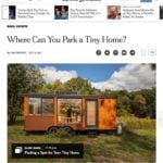 Where Can You Park a Tiny Home NY Times