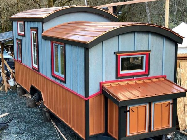 Whimsical Caravan Tiny House by Rogue Valley Tiny Home Construction 0025