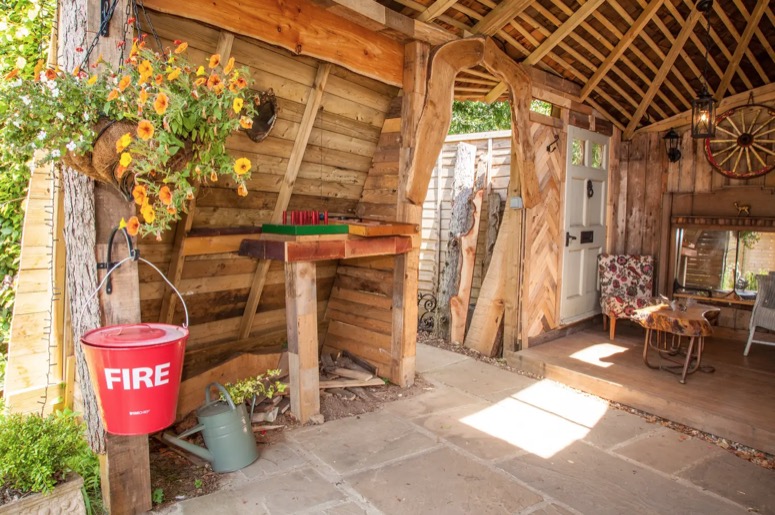 Wigwam Hot Tub Tiny House in Rural England via Ralph Airbnb 0023