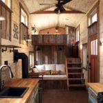 Womans Blissful 24ft Gooseneck Tiny Home by SimBLISSity Tiny Homes 002
