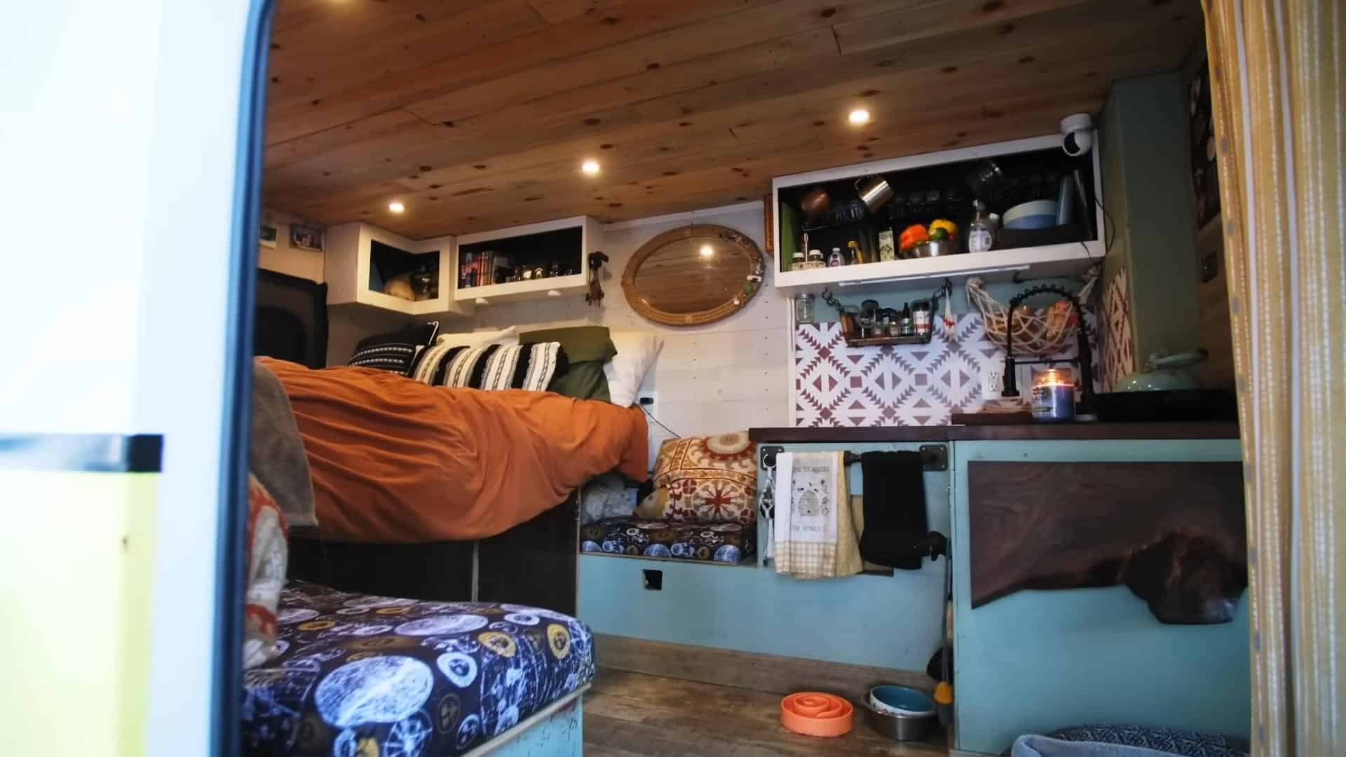 Woodworker’s Ambulance Conversion Interior