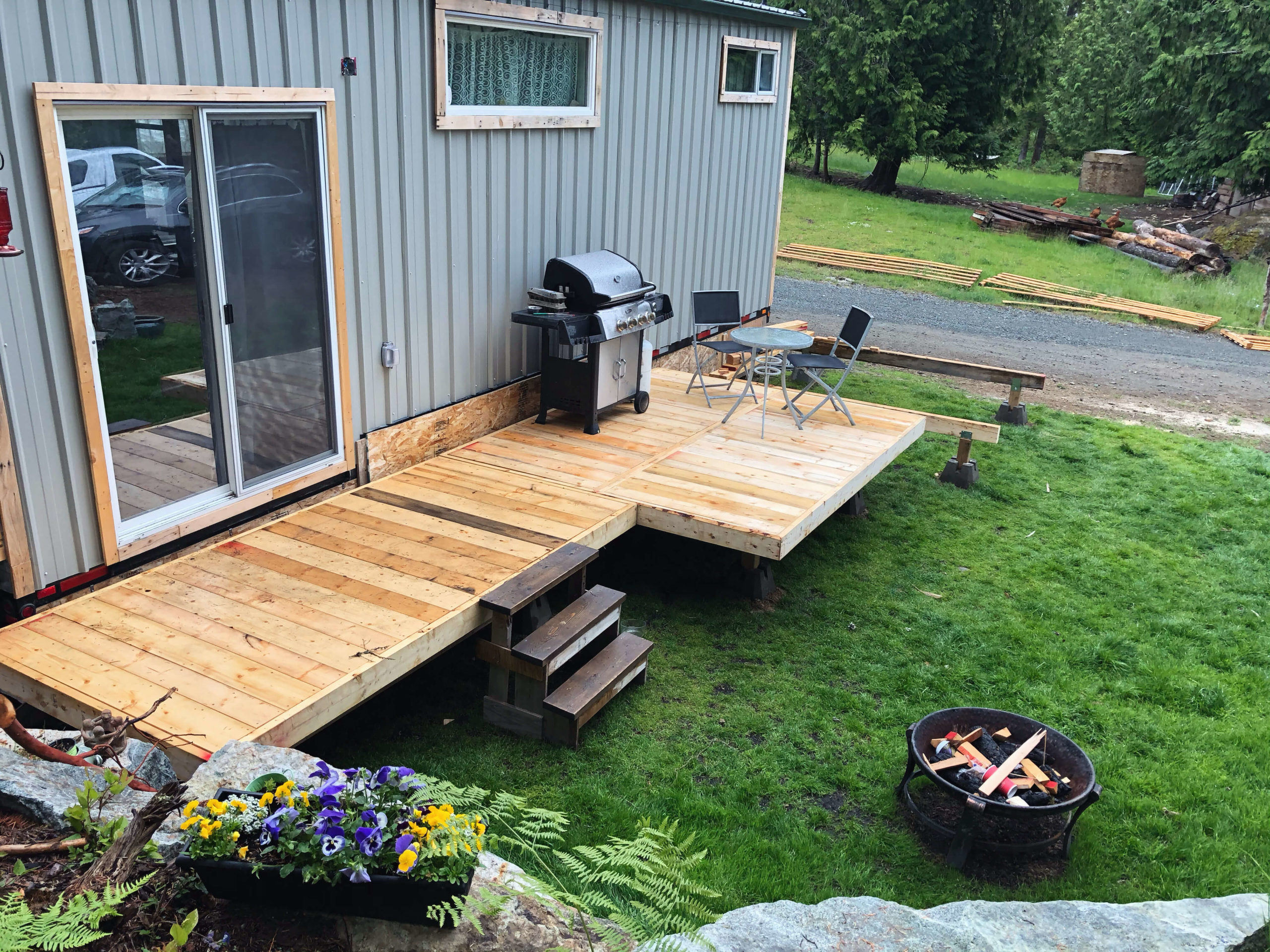 Working Less, Spending More Time Outside in their DIY THOW 18