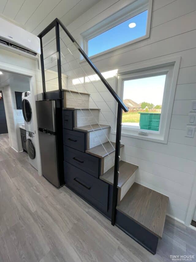 32-ft. Tiny House on Wheels with a Bedroom in Montana