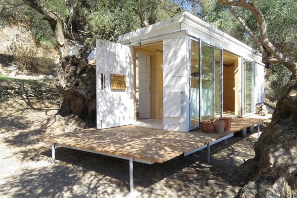 Yoga Teachers Modern Off-Grid Crete THOW in Greece by Echo Living 001