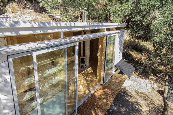 Image showcasing Yoga Teacher’s Modern, Off-Grid Crete Tiny House