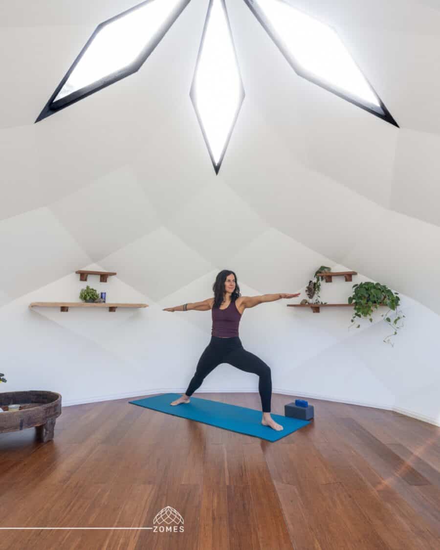 Zomes for Yoga Retreats