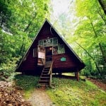 A-frame Tiny House in the Woods