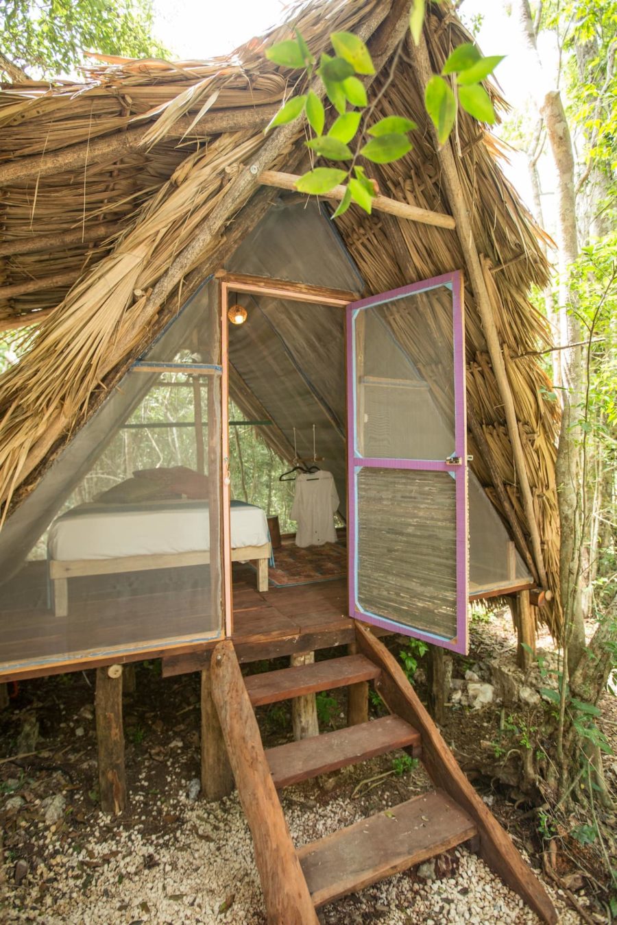 Mayan Coba Hut in Tulum Jungle 3