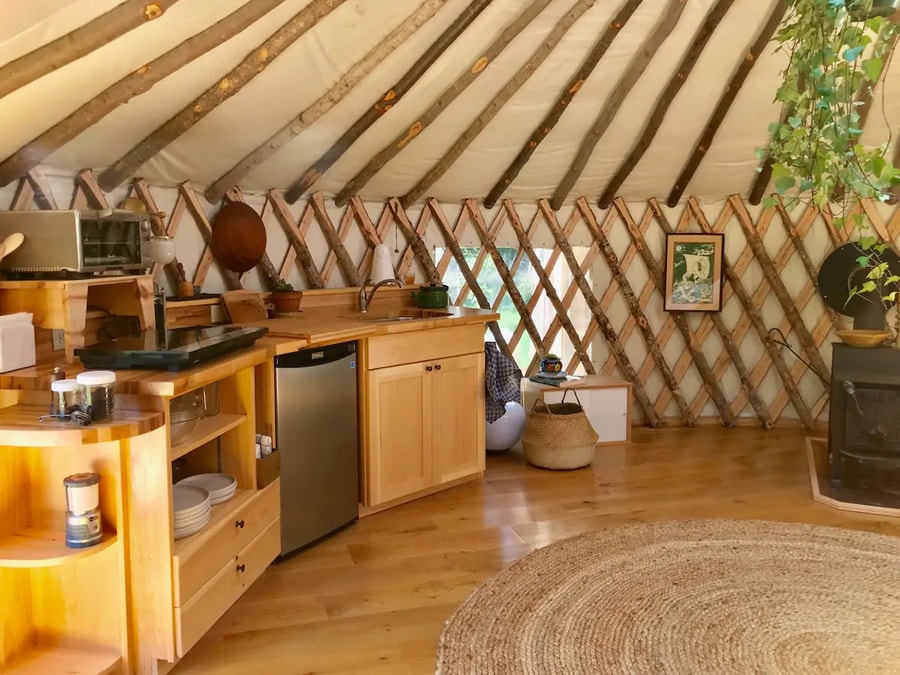 Vermont Luxury Yurt 7