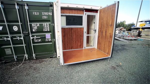 boat builders 20 ft shipping container tiny house 001 via Living Big in a Tiny House 003