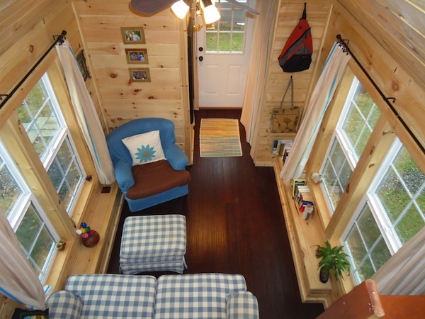 Brevard Tiny Home Interior View From The Loft
