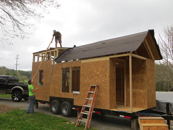 Roofing Our Tiny House!