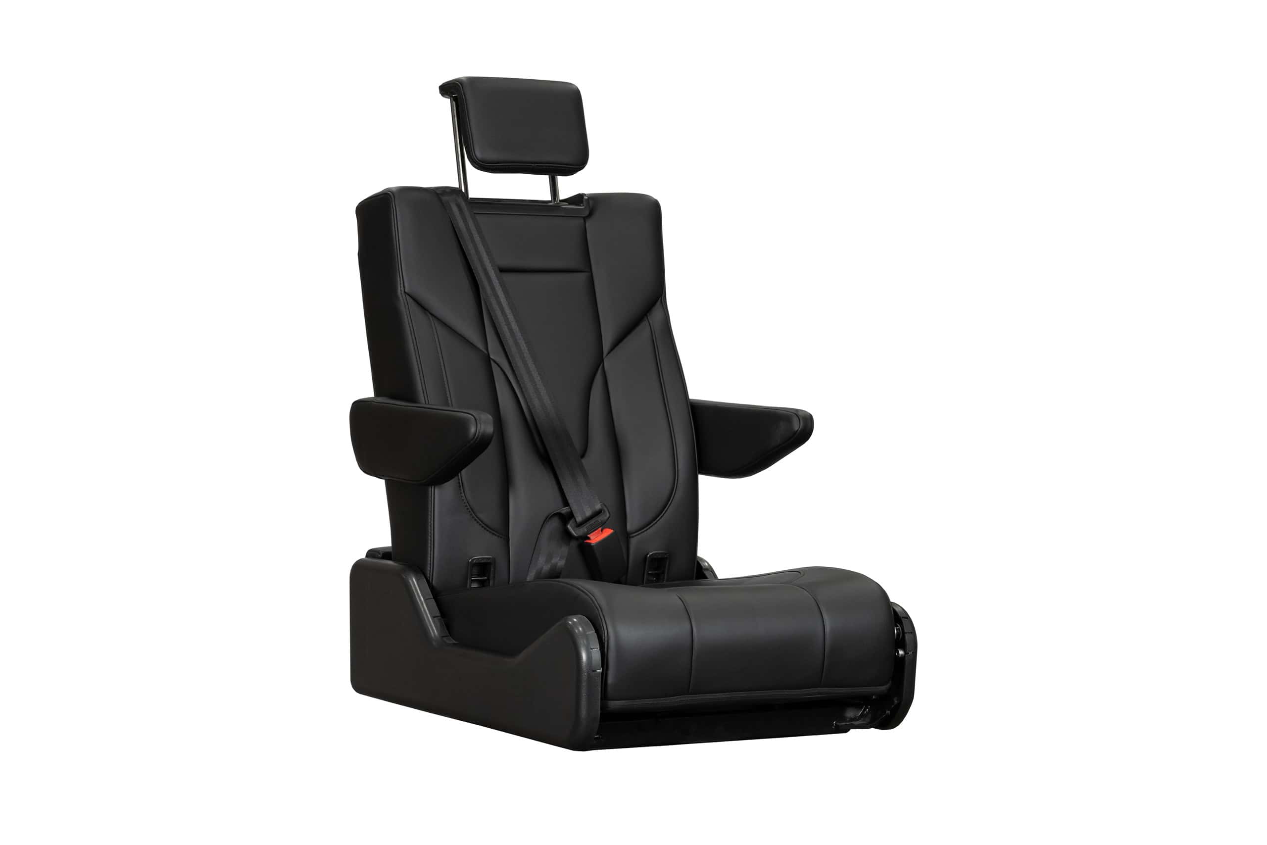 Broad Arrow Seat 2.0 500mm bi-fold version single passenger seat in black