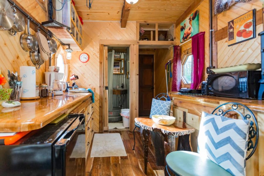 “Hillbilly Chic” Limerence Tiny House (180 sq. ft.)