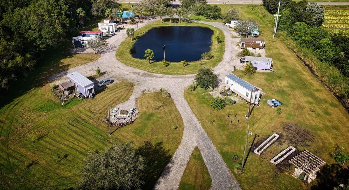 Aerial View of Circle Pond