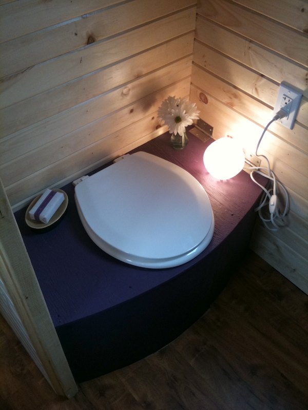 Composting Toilet in Tiny House