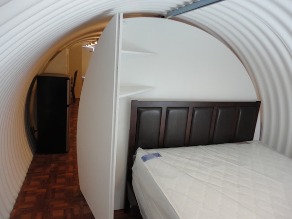 Corrugated Survival Shelter Underground Master Room