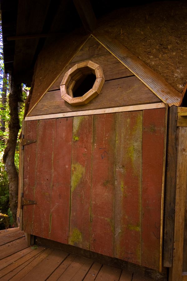 Custom Made Door to Tiny Dome House