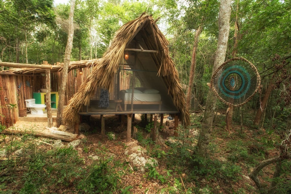 Mayan Coba Hut in Tulum Jungle 10