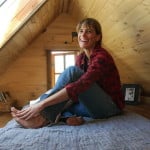 Dee Williams in her Tiny House Loft