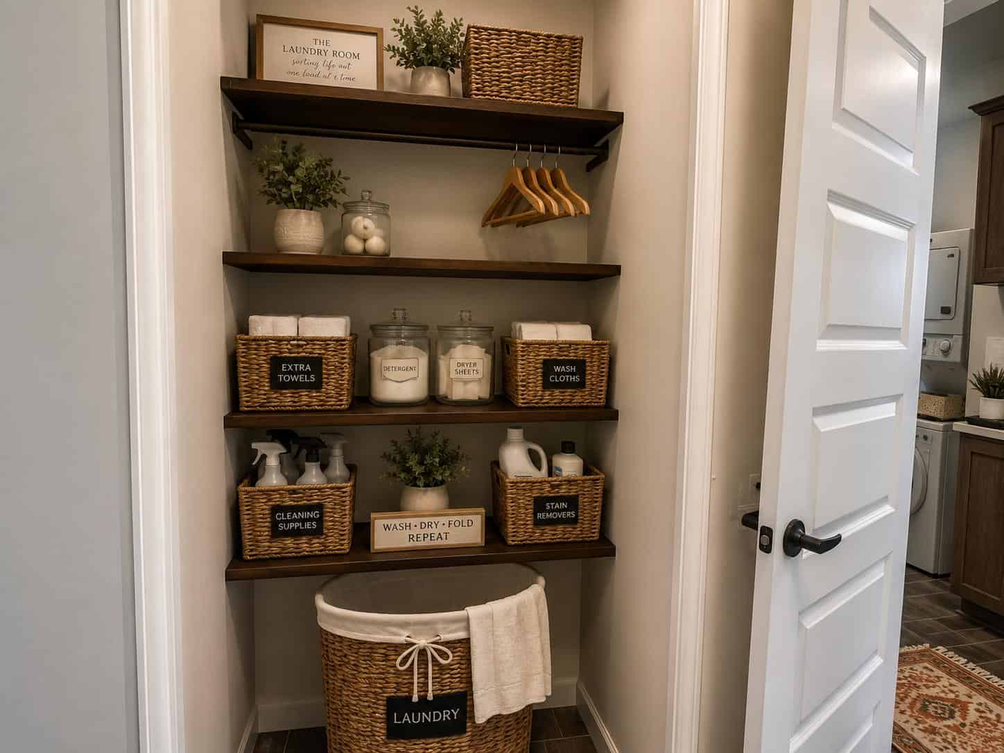 Fawn TH27127 hall and bath vanity look